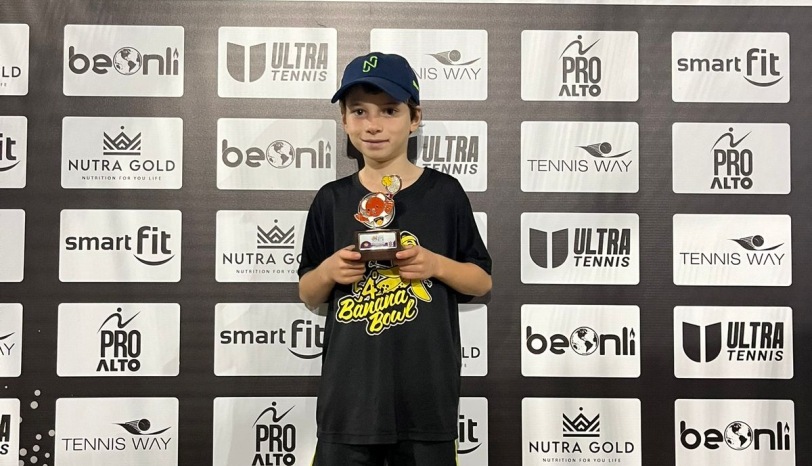 Tênis: Associado é vice-campeão na  Copa Futuro Kids