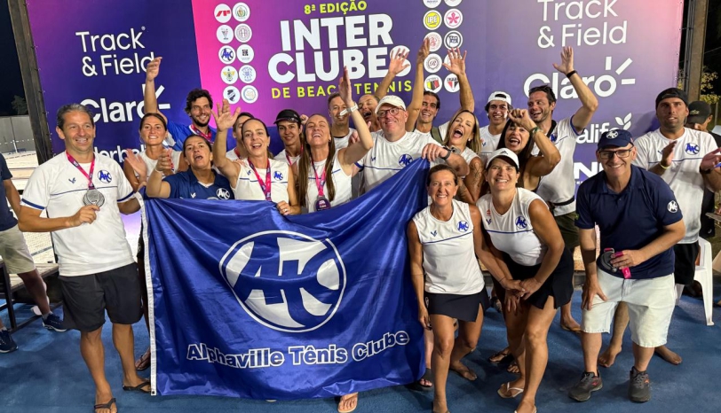 Beach Tennis: Equipe do ATC conquista 2º lugar em Interclubes 